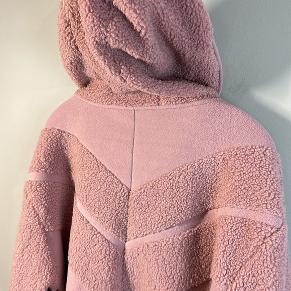 Kookaburra By Ugg Hood Cropped Sherpa Bomber Jacket Size XL - Picture 10 of 16